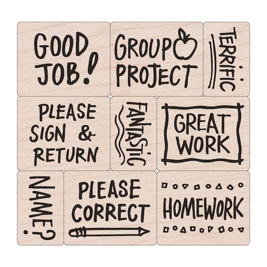Hero Arts Rubber Stamp Notes From The Teacher